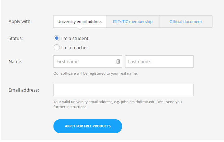 Apply For Free PhpStorm License